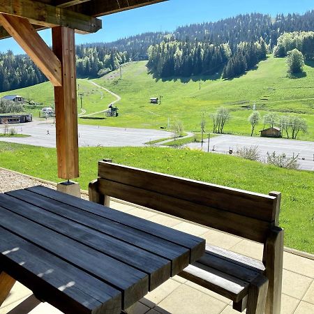 Gîte avec terrasse et vue sur la montagne - ChaletNelda com Lamoura Extérieur photo