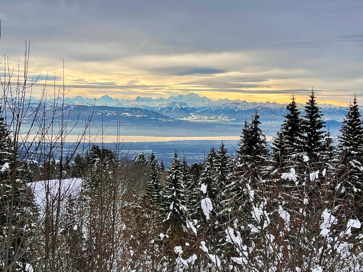 Gîte avec terrasse et vue sur la montagne - ChaletNelda com Lamoura Extérieur photo